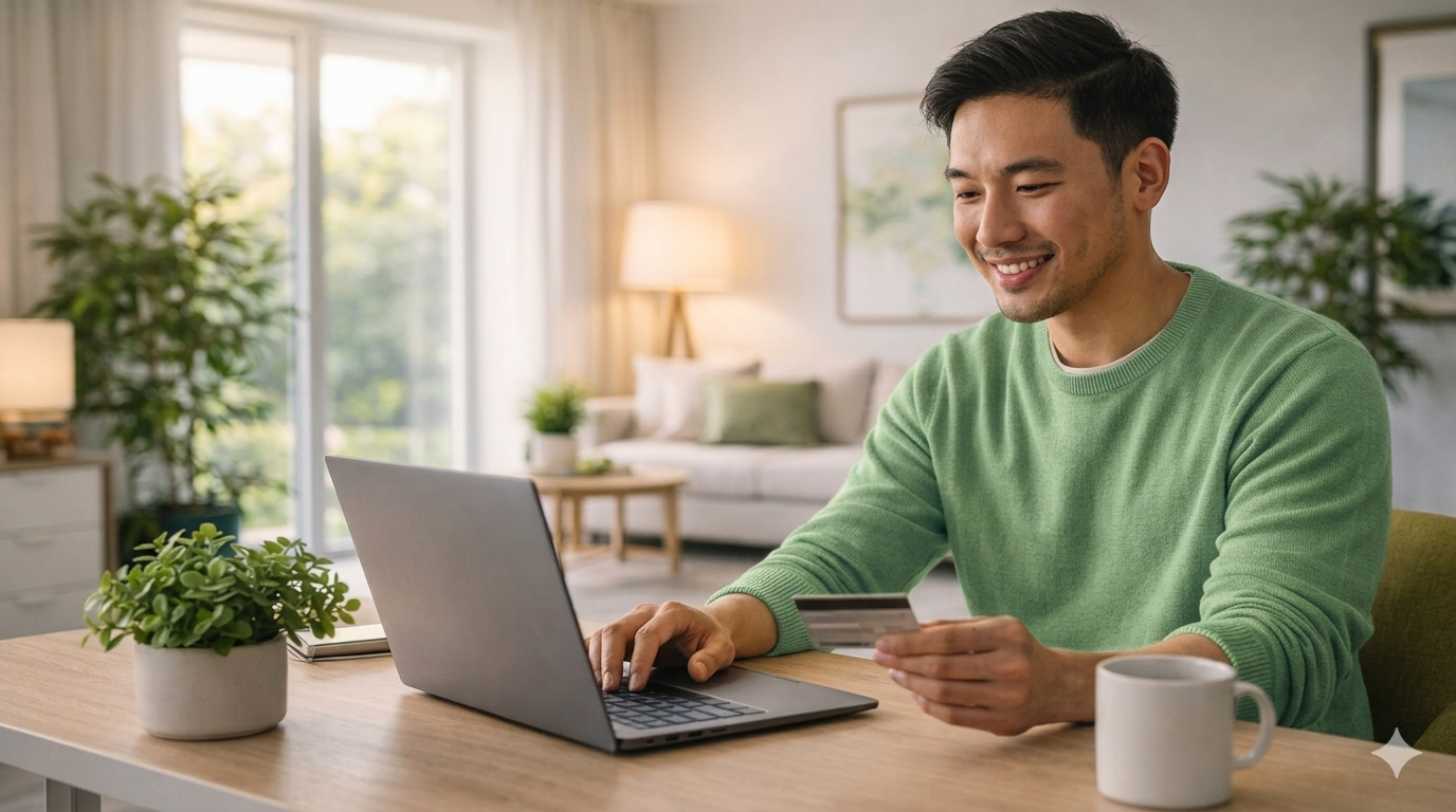 Pessoa usando laptop